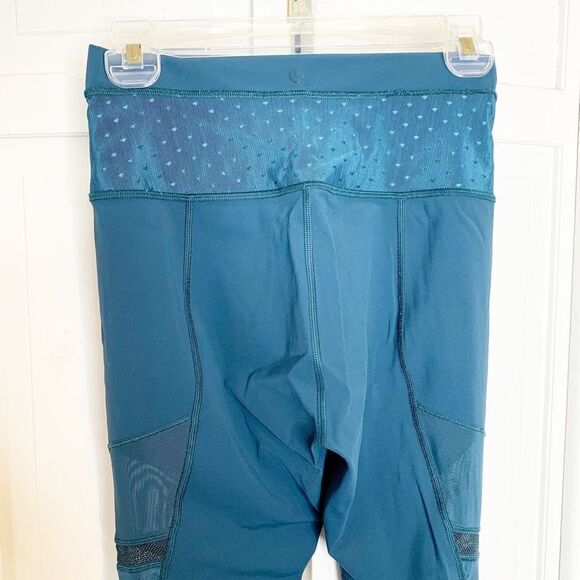 Lululemon Bonded Longline Sports Bra & Just Breathe Pant Set Alberta Lake Size 6 - Picture 13 of 14